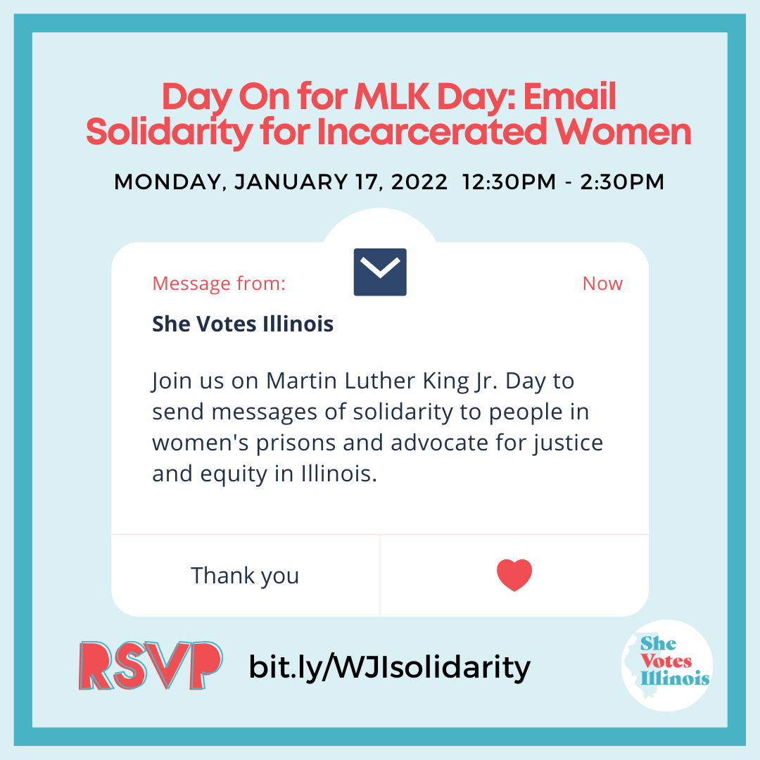 Day On for MLK Day: Email Solidarity for Incarcerated Women