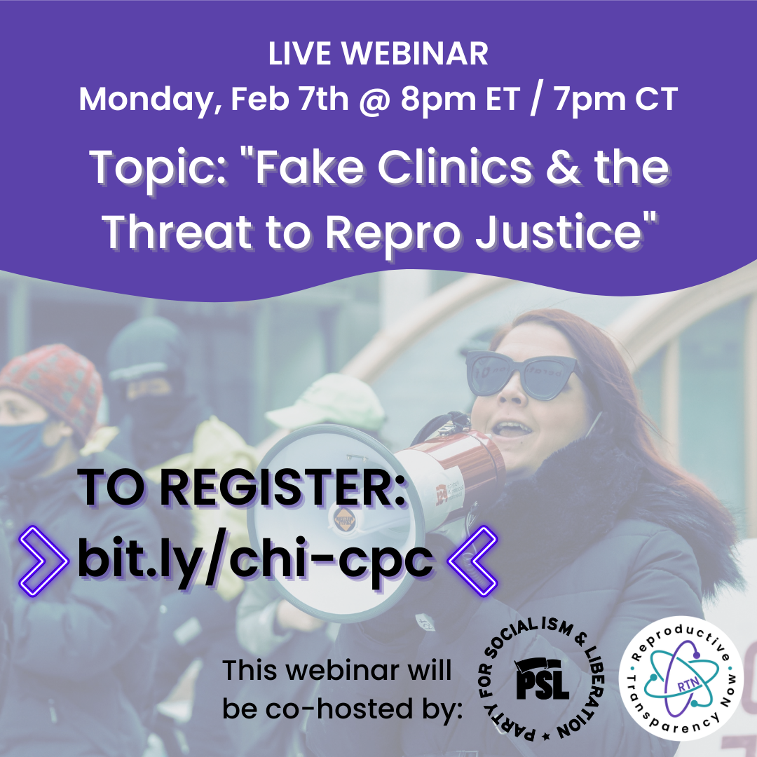 Fake Clinics & the Threat to Repro Justice