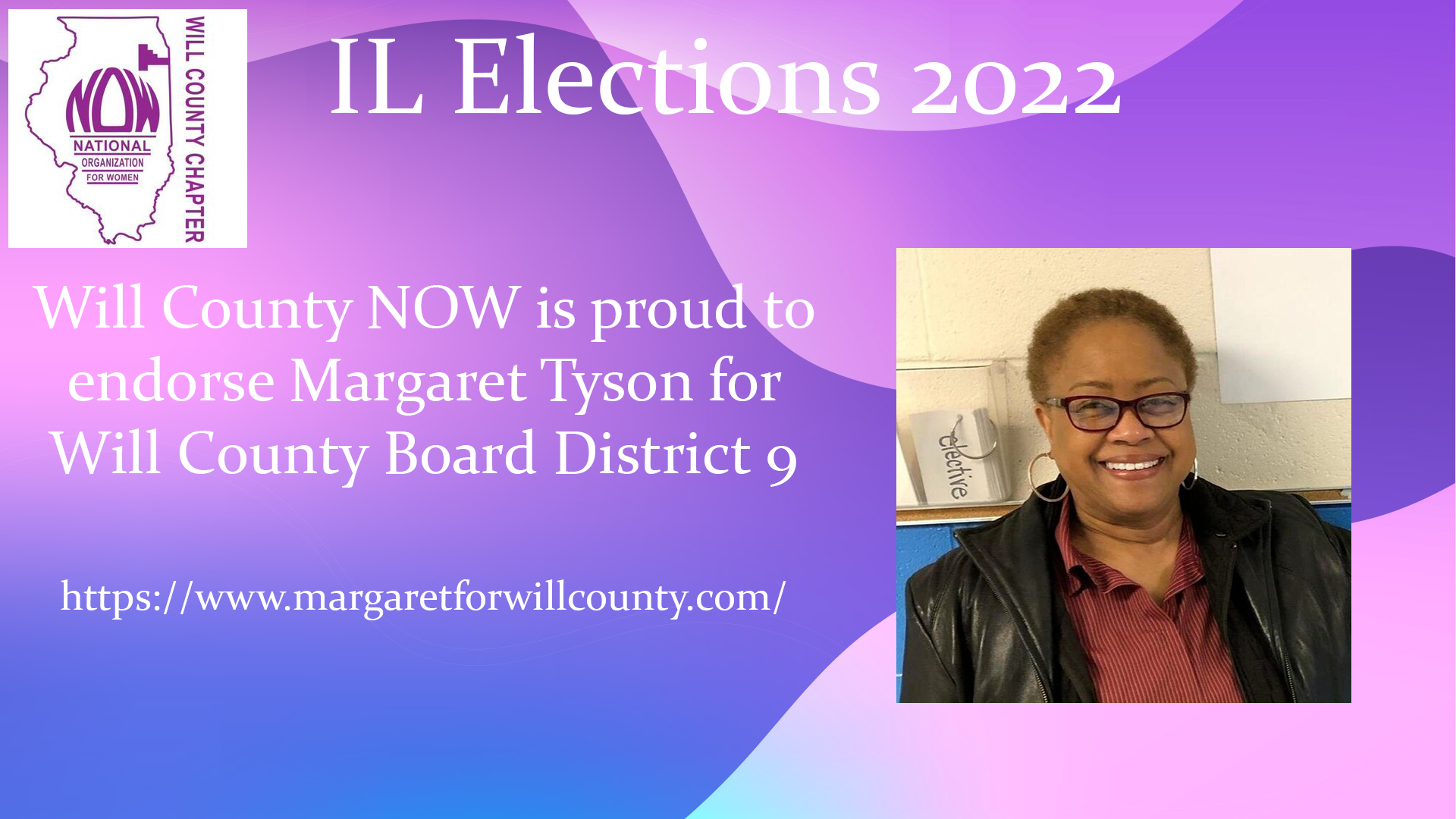 Will County NOW Endorses Margaret Tyson for Will County Board District 9