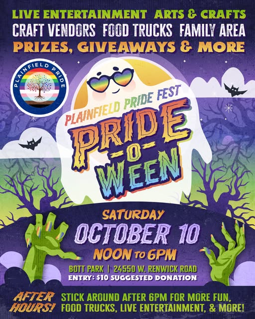 Plainfield PrideFest Pride-O-Ween